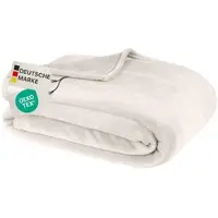 NYVI Kuscheldecke Cashmere Touch - Extra Flauschig - kuschelweiche & warme Sofadecke für Herbst & Winter Farbe:Natur;Größe:150x200 cm
