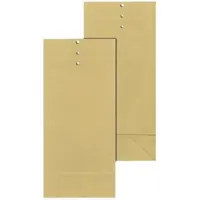 Mailmedia Musterbeutel 2x gerillt, 3x gelocht, 120 g-qm Falte 50 mm, Natron braun, Eigengewicht: 16,0 g (40...