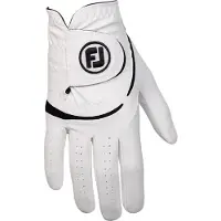 Footjoy Handschuh WeatherSof, weiss/schwarz