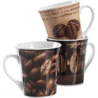 Flirt by R&B Kaffeebecher Rustica 3 farbig sortiert 312 ml 10,2cm 9,3cm