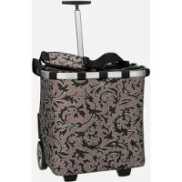 Reisenthel carrycruiser, Einkaufstrolley, Einkaufskorb mit Rollen, Baroque Marble, 40 L, OE7061
