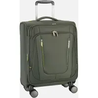 American Tourister Wanderlite Handgepäck Spinner S - Erweiterbar 45/49.5 Liter - 55x40x25 cm - dark khaki