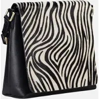 Jost - Furry Zebra Shoulder Bag M 3115 Zebra - Crossbody Bag ,