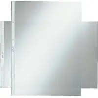 Leitz Prospekthülle, A3 quer, PP, genarbt, 0,10 mm oben offen, dokumentenecht, Lochung: 80-80-80 mm