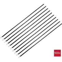 TRU COMPONENTS TC-12656600 Stahlkabelbinder 360 mm 4.6 mm AISI 316 mit Beschich