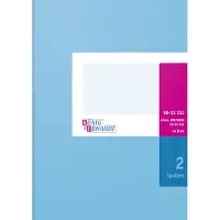 König & Ebhardt Geschäftsbuch DIN A5 liniert hellgrau magenta 40 Bl.