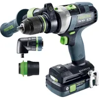 Festool QUADRIVE TPC 18/4 5,2/4,0 I-Set, Handbohrmaschine, Ohne Schlüssel, 1,3 cm, 3600 RPM, 7 cm, 1,3 cm