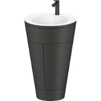Duravit Waschtischunterschrank c-bonded Set Starck 1 56x86,4x60,5cm, st, Gr. sw, graph s-matt