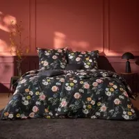 Estella Mako Interlock Jersey Bettwäsche Fiona gelb 160x210 cm + 65x100 cm - gelb;schwarz;pink
