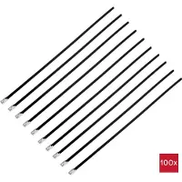 TRU COMPONENTS TC-12656596 Stahlkabelbinder 290 mm 4.6 mm AISI 316 mit Beschich