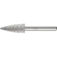 PFERD TOOLS HSS Frässtift Spitzbogenform K Ø 12x30mm Schaft-Ø 6 mm Z 3 universal mittel fein Spanbrecher