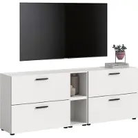 Xonox Wohnkombination The One 5 | 6-teilig | weiß ohne Beleuchtung