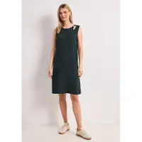 Street One Midikleid Ohne Taschen mit Rundhalsausschnitt