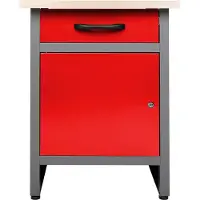 Ondis24 Werkbank "Wolle" Set, Tür mit Sicherheitsschloss