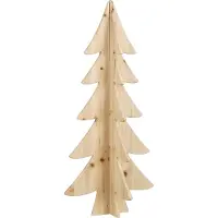 House of Seasons Deko-Weihnachtsbaum - H78 x Ø36 cm - Kiefer -100% - Braun