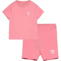 Adidas Set T-Shirt und Shorts Cycling JI5835 Rosa Slim Fit