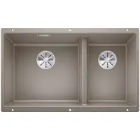 BLANCO Spüle SUBLINE 430/270-U 755 x 460 mm tartufo 523158 1 Spülbecken Ohne Tropffläche Becken rechts