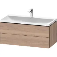 Duravit L-Cube c-shaped Set wandhängend, 2 Schubkästen, ohne Überlauf, 1 Hahnloch, 1000x480x480mm, LC6952O55550000