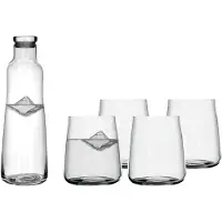 Lyngby Karaffe mit Gläsern Zero Clear (5er Set)