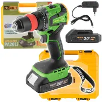 Procraft PA20LiDFR Akku Bohrschrauber 20 V 50 Nm Brushless + 1x Akku 2,0 Ah + Ladegerät + Koffer