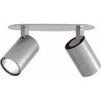 Astro Deckeneinbauspot Ascoli Trimless 2-flammig in Nickel-Matt GU10