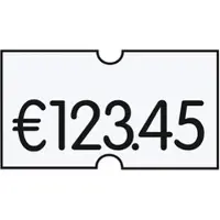 Meto Preisetiketten 18 Rollen à 1500 Etiketten weiß 22,0 x 12,0 mm weiß