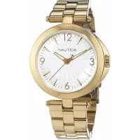 Nautica Damen Uhr Armbanduhr NAD14001L Edelstahl