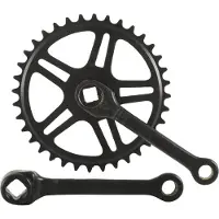Vinty Crank Set 36T. Spieellos 130 mm 1 8 Schwarz