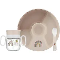 Mepal Babygeschirr-Set Mio 3-teilig - Sunshine & Rainbow