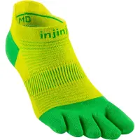 Injinji Unisex Run Lightweight No-Show grün