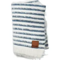 Elodie details Elodie Furry Knit Decke, Berry Blue