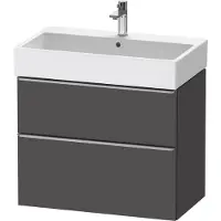 Duravit Waschtischunterschrank D-Neo 78,4x44,2cm, ES geb/Gra m, 1 Kast, 1 A