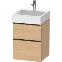 Duravit Waschtischunterschrank D-Neo 48,4x44,2cm, sw/Ei N, 1 Schubk., 1 Ausz.