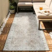 FRAAI Waschbarer Läufer - Domingo Oriental Beige 80x200 cm