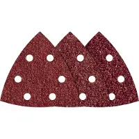 Wolfcraft Deltaschleifpapier-Set mit Kle