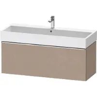 Duravit Waschtischunterschrank D-Neo 118,4x44,2cm, chr/Leinen, 1 Ausz., wandhängend