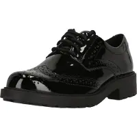 Clarks Schnürschuh "Orinoco2 Limit Black Pat" mit profilierter Sohle für guten Halt