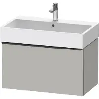 Duravit Waschtischunterschrank D-Neo 78,4x44,2cm, sw/gr ma, 1 Ausz., wandhängend