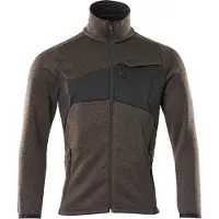 Mascot Herren Strickpullover mit Reißverschluss ACCELERATE Dunkelanthrazit / Schwarz XS - 18105-951-1809-XS - Dunkelanthrazit / Schwarz