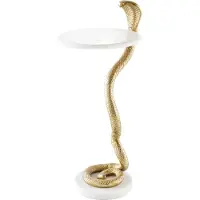 Invicta Beistelltisch 60cm Marmor Gold Design Tisch Modern Wohnzimmer JETZT KAUFEN