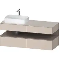 Duravit Waschtischunterschrank Qatego 140x55x60cm, ba m/ta m, Pl, Beck. li