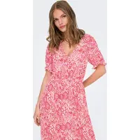 ONLY Maxikleid "ONLCHIANTI S/S LONG DRESS WVN NOOS" Viskose, regular fit