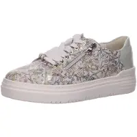 Waldlaufer H-Tamira Damenschuhe Schnürschuhe Sportive Weiß Freizeit