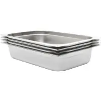 Syfax Gastronormbehälter 4 Stk. GN 1/1 100 mm Edelstahl