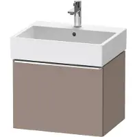 Duravit Waschtischunterschrank D-Neo 58,4x44,2cm, ch/Bas ma, 1 Ausz., wandhängend