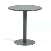 Idea New Garden Srl Runder Tisch 69 cm aus lackiertem Stahl – modernes, kompaktes und strapazierfähiges Design für Balkon, Terrasse, Garten, Bars und Restaurants – LAPO