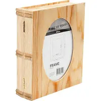 Creativ Company Holzbox Buchform mit Passepartout 21,7x18 cm Dekoration