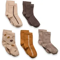 Minymo Socken - 5er-Pack - Noos - Silberner Nerz - - 23/26 - Socken