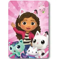 Gabby's Dollhouse Gabis Puppenhaus-Glücksfleece Bettdecke 100 x 140