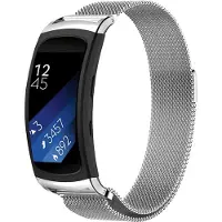 IMoshion Magnetisches Milanaise Armband für das Samsung Gear Fit 2 / 2 Pro - Silber